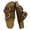 Brown, variant on Cashew Slip On Genuine Suede Leather Womens Sandals - Braided Double-Strap Design with Adjustable Big Buckle | Sandals for Women