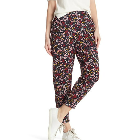 Womens Floral-Print Jogger Casual Pants XL - Walmart.com