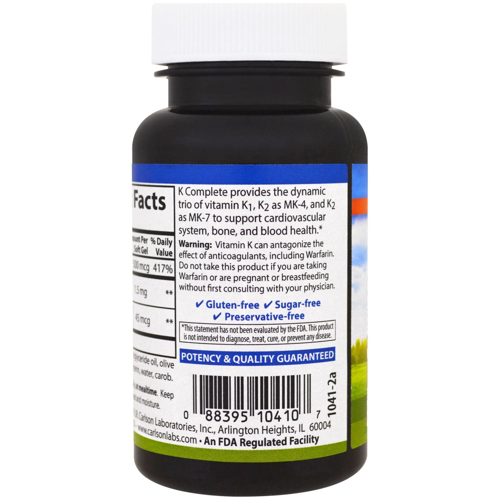 Carlson K Complete, 45 Softgels