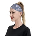 thumbnail image 3 of Goofa Watercolor Flowers Butterfly Pattern Sweatbands Sports Headband for Men & Women,Moisture Wicking Athletic headband,Breathable Sweatband,Sports accessories,Workout gear, 3 of 9