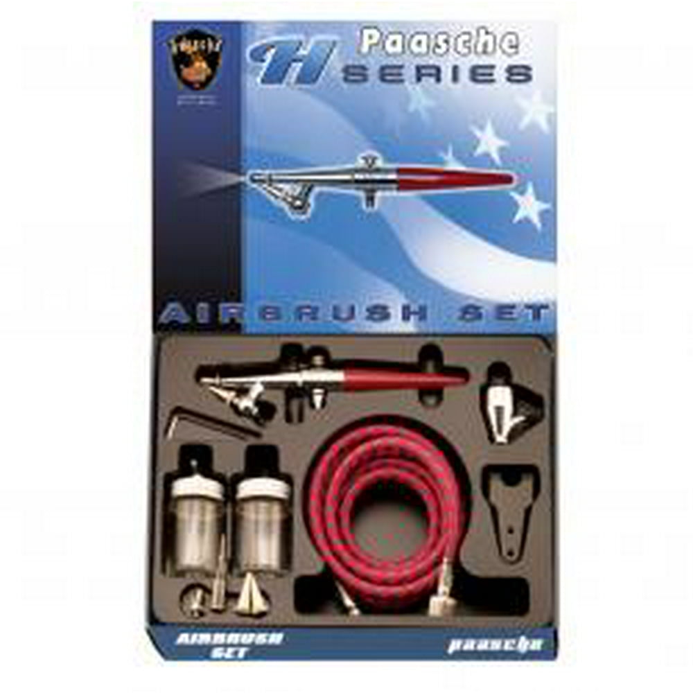 PAASCHE AIRBRUSH COMPANY SINGLE ACTION AIRBRUSH SETALL 3 HEADS