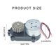 thumbnail image 3 of Upgrades 300 Horizontal Reduction Motor Low Noise Gear Box Suitable For Mechanical Engineers & Maintenance Professional, 3 of 5