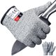thumbnail image 1 of Apaffa 2 Guantes Resistentes A Cortes De Grado Alimenticio, Guantes A Prueba De Cortes Para Cocina, Guantes Anticorte Para Mandolina, Guantes Para Tallar Madera, Medianos, 1 of 1