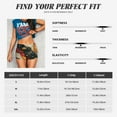 thumbnail image 6 of Lsque Ink Style Bald Eagle Pattern High Waisted Biker Shorts for Women-Tummy Control Fitness Athletic Workout Running Yoga Gym Shorts,Moisture-Wicking-X-Large, 6 of 9