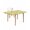Yellow, variant on Lemon Flowers Rectangle Tablecloth, Waterproof Elastic Fitted Table Covers for 4 Foot Tables, 24x50inch Decorative Tablecloths for Picnic, Camping, Outdoor, Botanical Leaves Blue Vertical Stripes