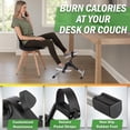 thumbnail image 5 of Foldable Under Desk Exercise Bike Pedal Exerciser with Adjustable Resistance, Calorie Tracker, and Compact Design for Home, Office, or Therapy, 5 of 7