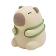 thumbnail image 4 of Luz nocturna de silicona de capibara de dibujos animados, lindo regalo de lámpara, lámpara de noche de sueño recargable por USB para bebés y niños, 4 of 9
