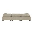 thumbnail image 4 of Lexicon Corydon Microfiber Upholstered Sofa in Brown, 4 of 5