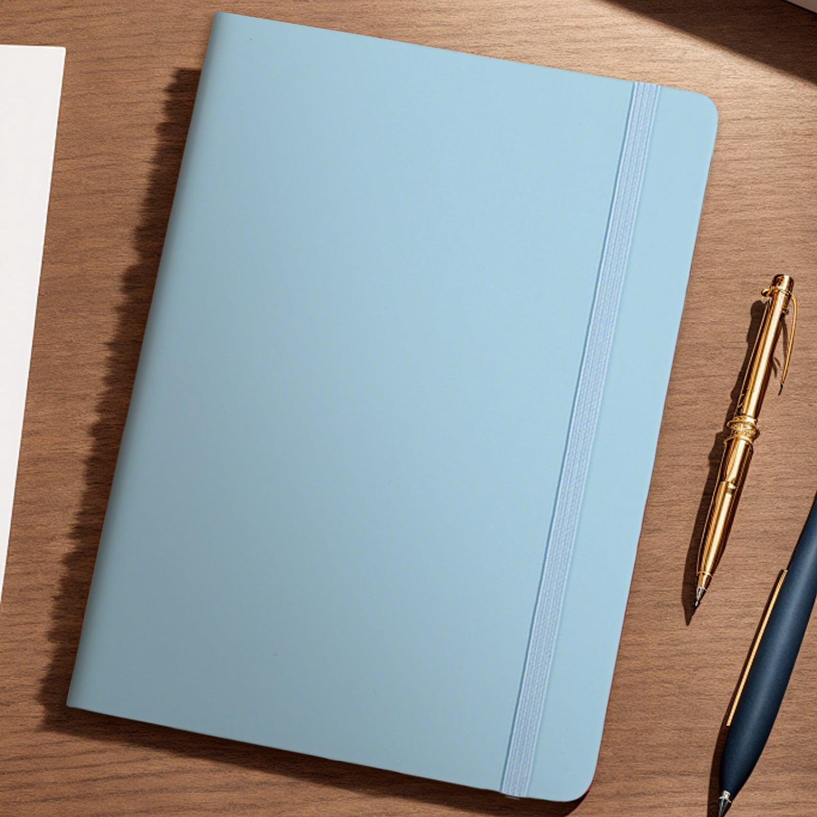 MOQIN Blank Journal Notebook A5:260 Pages and A6:192 Pages Thick Sketch Book for Women Men Hardcover Leather Unlined Journaling for Work Notebooks