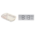 thumbnail image 1 of Bandeja de almacenamiento,Bandeja rectangular para servir,bandeja para postres y frutas de cocina,Reloj de pared digital,Reloj de pared digital multifuncional para oficina,Reloj de escritorio, 1 of 8
