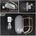 thumbnail image 3 of Pinsurad Mid Century Modern Nautical Brass Bulkhead Wall Light Weatherproof, 3 of 5