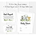 thumbnail image 3 of Inkdotpot Set Of 30Safari Baby Shower Invitations-Diaper Raffle Tickets And Baby Shower Book Request Cards Jungle Animals Invites Its A Boy Its A Girl, 3 of 7