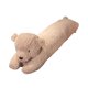 thumbnail image 5 of Juguete de peluche largo con soporte para el cuello y la zona lumbar, animal realista, encantador y de largo alcance. Oso caqui, 5 of 9