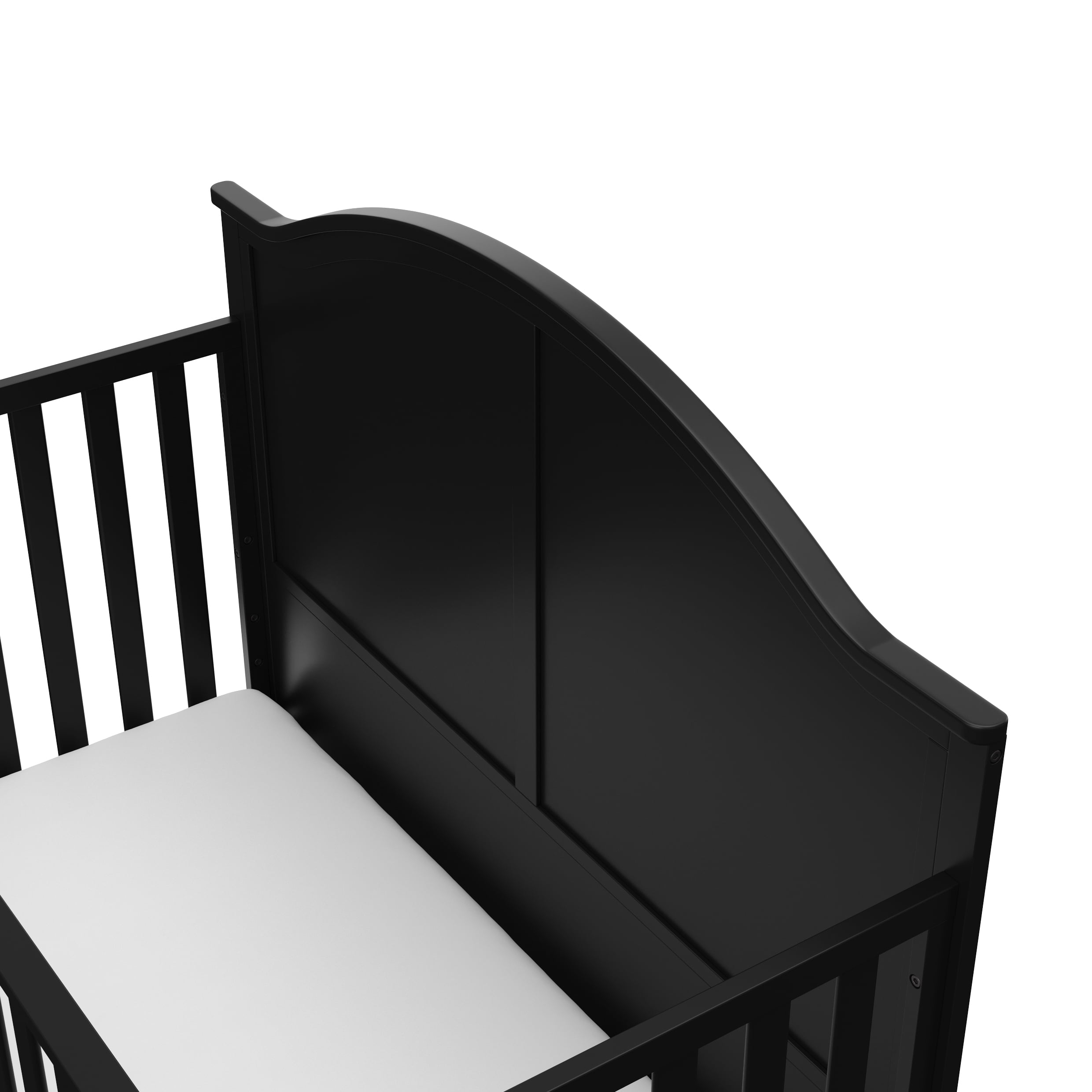 Graco Wilfred 5-in-1 Convertible Baby Crib, Black