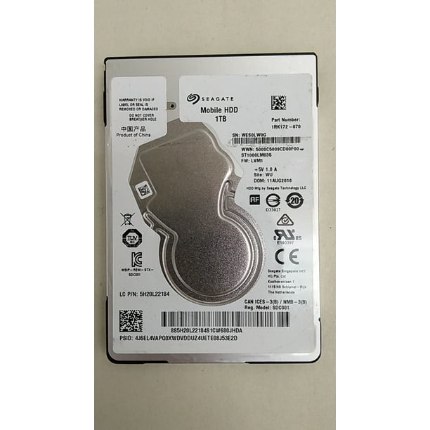 Refurbished Seagate ST1000LM035 Mobile HDD 1TB 2.5" SATA III Laptop