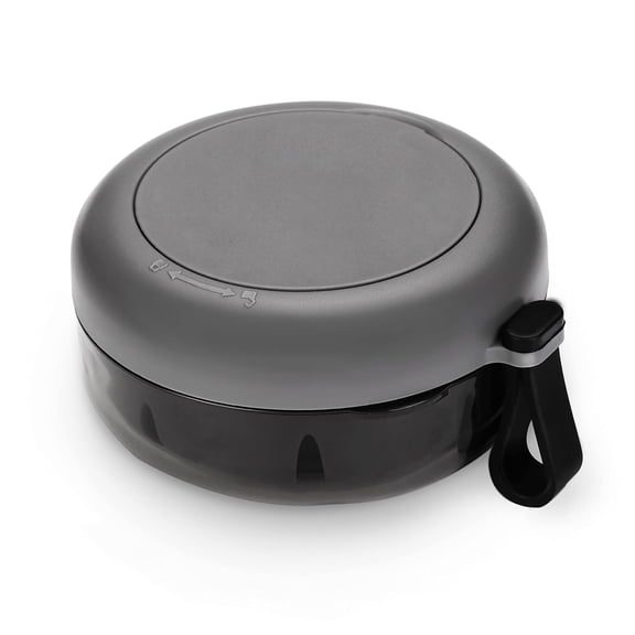 ACDANC Denture Case,No-Leak Denture Bath Box for Traveling,Denture Cup with Strainer & Magnetic Mirror,Clean Care for Retainer,Mouth Guard,& Denture (BLACK)