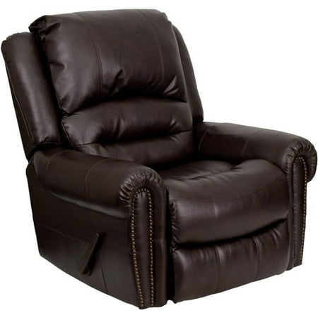 Flash Furniture DSC01056 Leather Rocker Recliner - Walmart.com