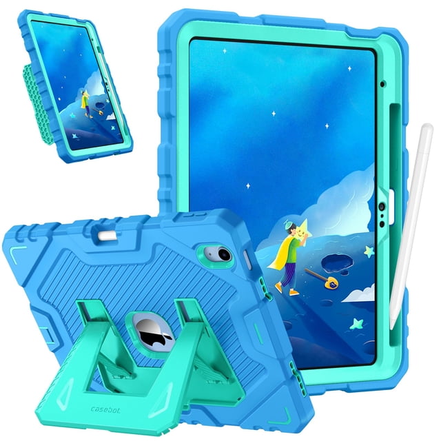 Funda FINTIE, apta para niños, para iPad 11.ª generación de 11 pulgadas, azul
