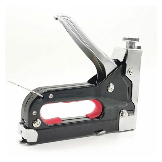 Agrafeuse Manuelle 3-en-1 Robuste pour Meubles, Cloueuse, Outils de Menuiserie Sans Fil, Accessoires Faciles à Utiliser