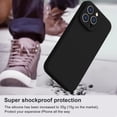 thumbnail image 5 of Compatible with MagSafe iPhone 14 Pro  Case, [9H Screen Protector] [Camera Protective] [Soft Microfiber Lining] Liquid Silicone Shockproof Case for iPhone 14 Pro - Black, 5 of 15