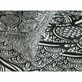 thumbnail image 4 of Ambesonne Ethnic Quilted Bedspread Set 3 Pcs, Mandala Inspired Native, King Size, Black and White, 4 of 5