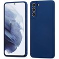 thumbnail image 1 of WWS-Case for Samsung Galaxy S22 5G, Soft Liquid Silicone Phone Cover Shockproof Full Body Protection S22 Phone Case with Anti-Scratch Microfiber Lining - Navy Blue, 1 of 4