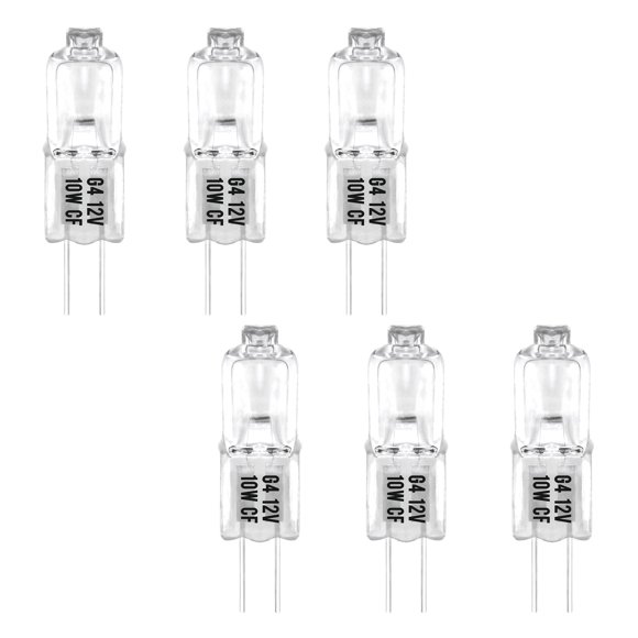 Bombillas para horno HUTUDAN G4 10W 12V, paquete de 6