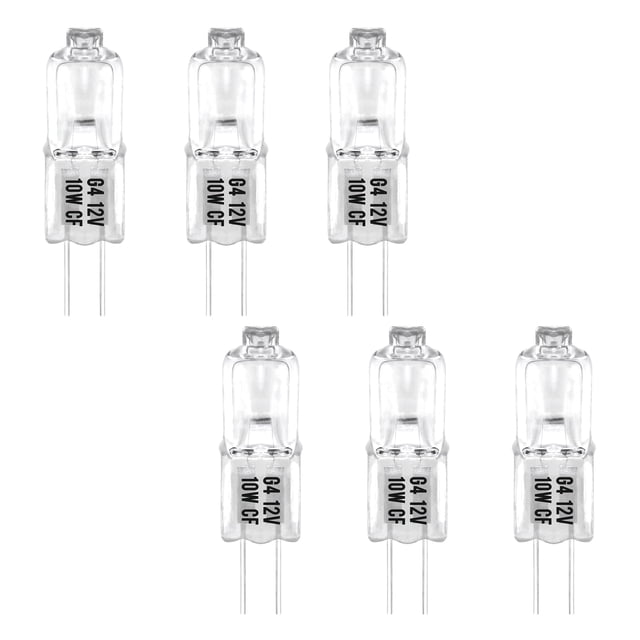 Bombillas para horno HUTUDAN G4 10W 12V, paquete de 6