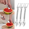 thumbnail image 1 of TIMIFIS Watermelon slicer Watermelon Slicing Stainless Steel Fruit Knife Cut Watermelon Dicer Cut Fruit Fork For Digging Fruit Pulp kitchen gadgets Kitchen Gadgets, 1 of 7