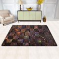 thumbnail image 2 of SKYSONIC Shining Artistic Square Non-Slip Area Rug, Floor Carpet Comfort Floor Mats Decor for Indoor Front Porch Living Room Bedroom Kitchen, 36"x24", 2 of 5