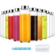 thumbnail image 1 of Botellas de agua de vidrio Luxfuel Clear de 540 ml con tapa de acero inoxidable x12, 1 of 6