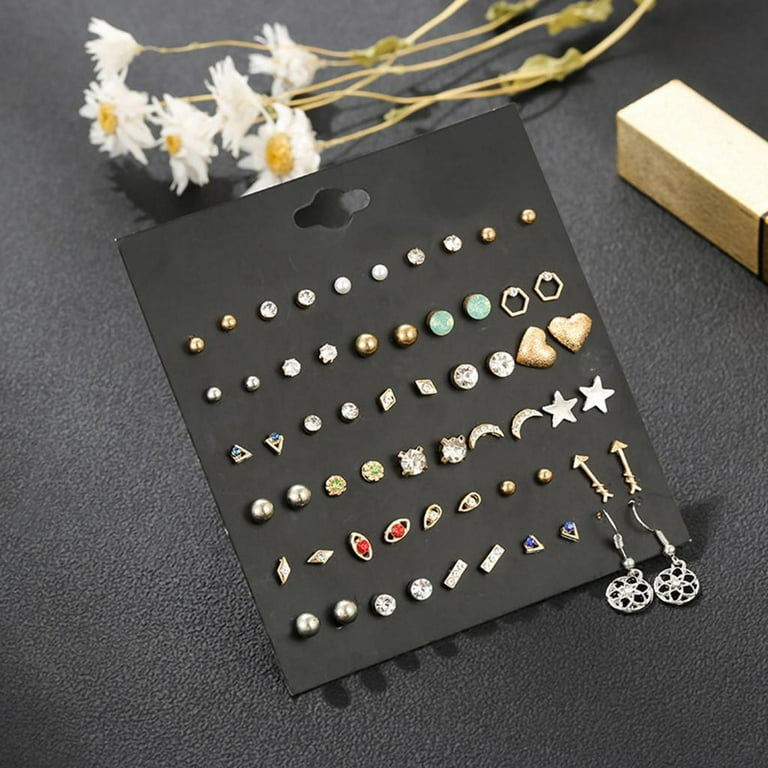 Walmart stud earrings sale set