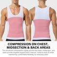 thumbnail image 5 of Mens Compression Shirt Tank Top Body Shaper Slimming Tummy Control Vest Chest Support Shaping Undershirt for Workout Daily Wear, 5 of 6