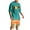 Green, variant on Miqool Men's 2 Piece Vacation Beach Outfits Short Sleeve Tropical Print Hawaiian T Shirt and Shorts Set Summer Tracksuits