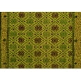 thumbnail image 1 of Ahgly Company Machine Washable Indoor Rectangle Abstract Yellow Modern Area Rugs, 8' x 10', 1 of 4