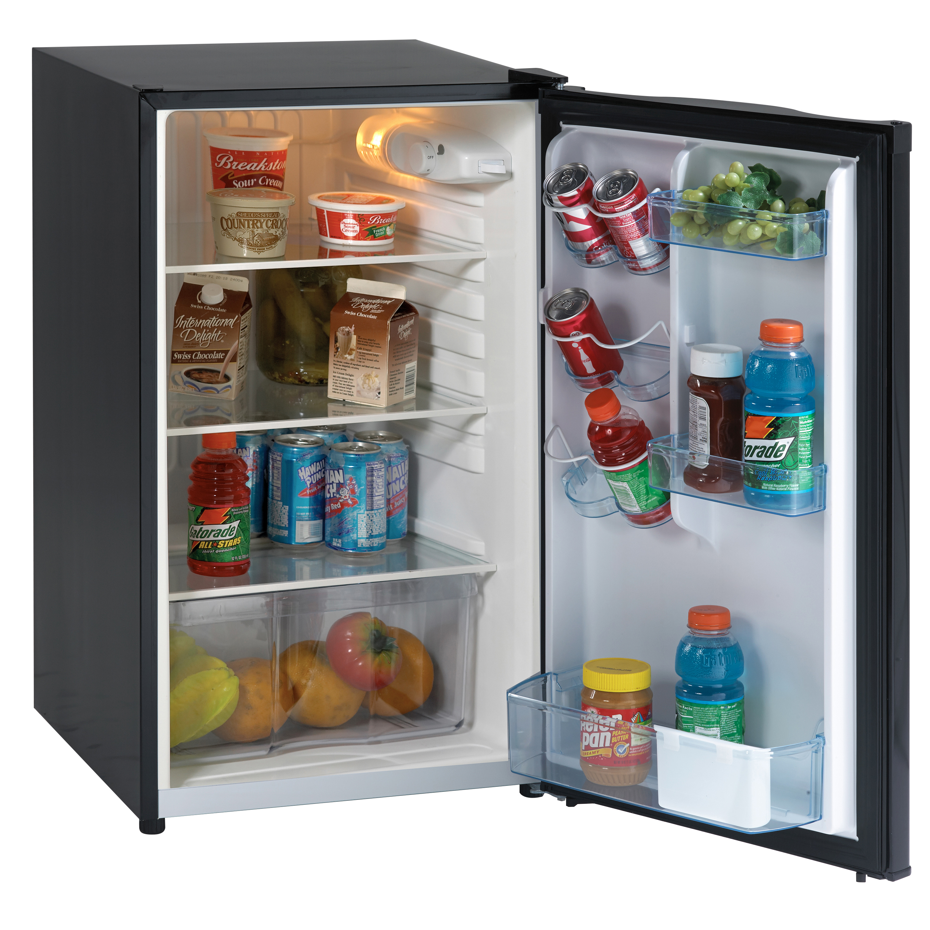 Avanti 4.4 cu. ft. Compact Refrigerator, in Black (AR4446B) - image 2 of 9