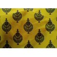 thumbnail image 4 of oneOone Cotton Silk Fabric Leaves & Floral Block Printed Craft Fabric BTY 42 Inch Wide, 4 of 4