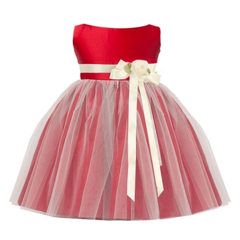baby girl dress red color