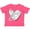 Retro Heather Pink, variant on Inktastic Lung Cancer Awareness White Ribbon Around Heart Boys or Girls Toddler T-Shirt