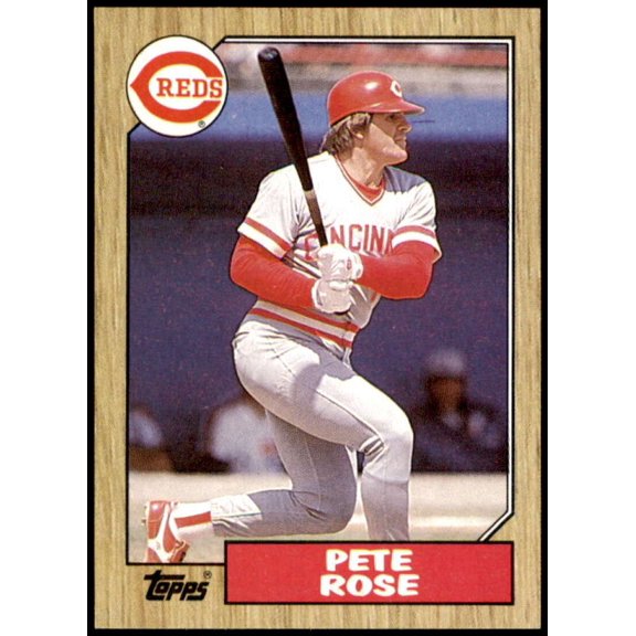 Pete Rose Card 1987 Topps #200