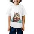 thumbnail image 3 of HANMUN Boys and Girls Tough Fashionable One Side Hot T-Shirts and Short Sleeves, Size XS-XL Made in USA, 3 of 4