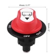 thumbnail image 4 of Car Battery Switch, Universal Waterproof    50V 50A CONT 75A INT  On/Off Isolator Switch For Cars  Off Road Vehicle Trucks, 4 of 8