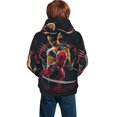 thumbnail image 3 of Wolverine Teen Boys Girls Hoodies 3D Printed Hooded Sweatshirts for Kids Long Sleeve Casual Unisex Pullovers with Pockets, 3 of 8