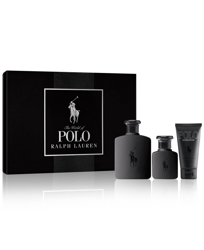 polo double black set