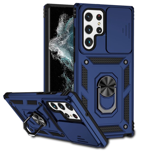 Funda Resistente Para Teléfono Celular 2 En 1 Con Lente Anticaída Con Soporte Para Ventana De Coche Para Samsung Galaxy S10 S20 Plus FE Ultra Gao Jiahui unisex