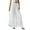 White-A1, variant on Lodgix Women's Chiffon Dress Beach Wide Leg Palazzo Pants Elastic Waist Trouser Purple-2XL