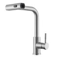 thumbnail image 1 of Grifo de cocina Cenosa Waterfall con rociador desplegable de níquel, 1 of 7
