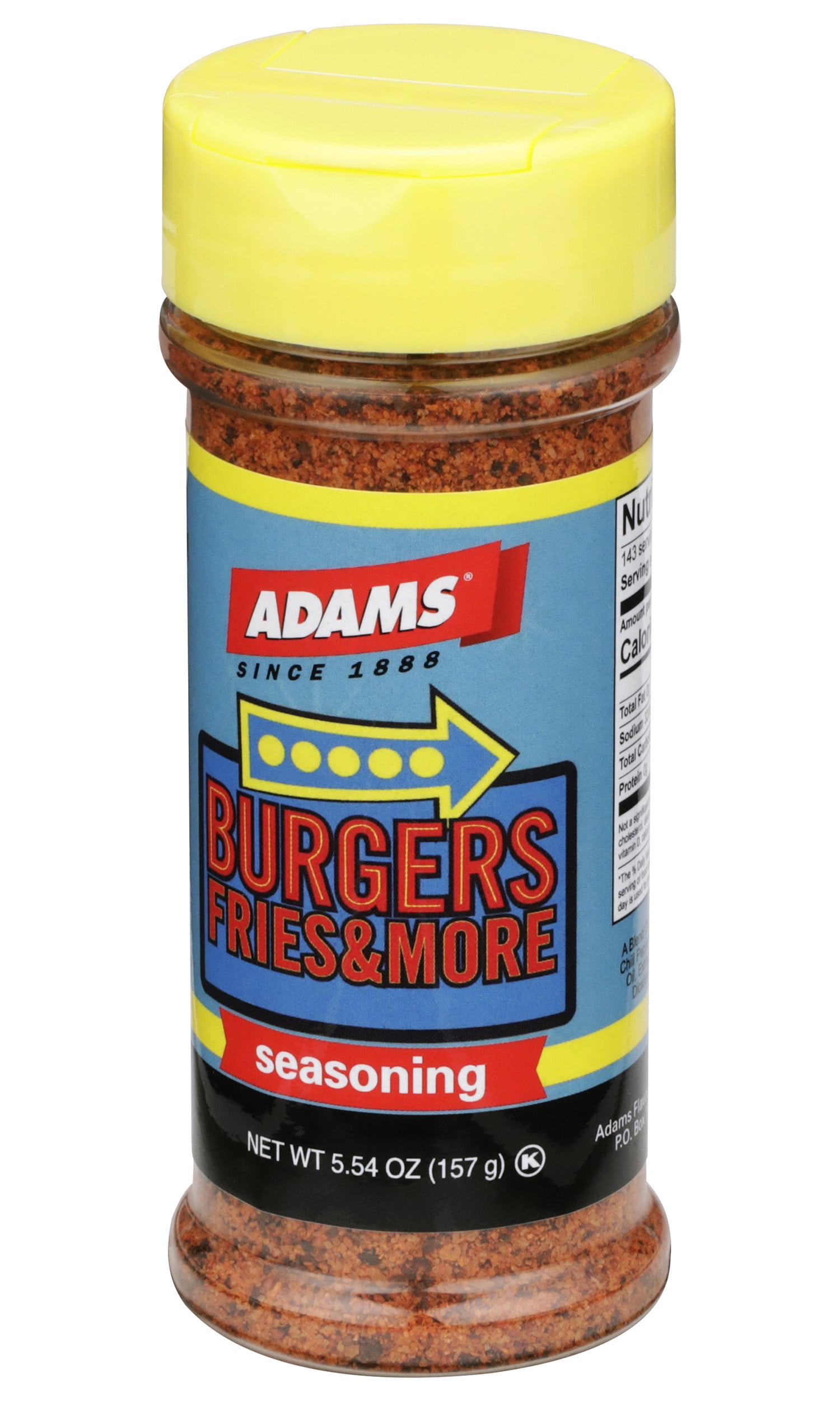 (3 pack) Adams Burgers, Fries & More Multi-Seasoning, 5.54 oz