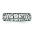 thumbnail image 4 of Bague Multi-Rangée en Titane CZ Taille 7, 4 of 7