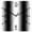 White black, variant on Dark Green Wooden Wall Clock Silent Non Ticking, Modern Gradient Vertical Stripes Geometric Square Wall Clocks Battery Operated, Decor Clock for Home Office, Living Room, Kitchen, 12 Inch